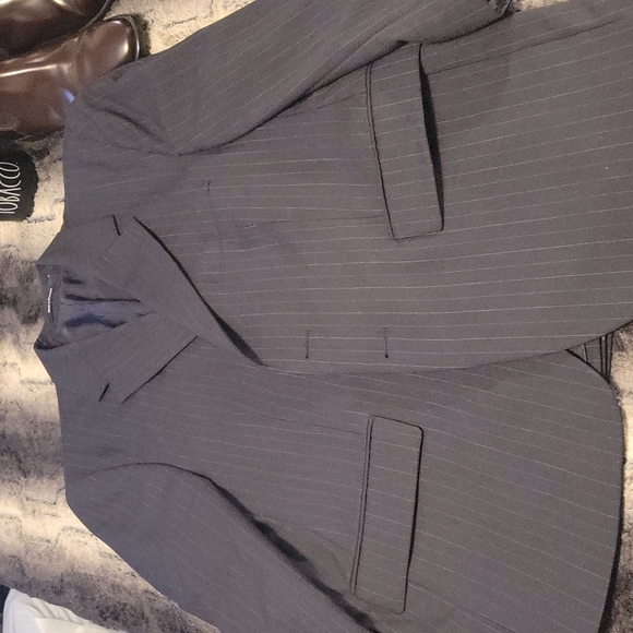 Ralph Lauren Chaps Navy Stiped Suit - Picture 1 of 6